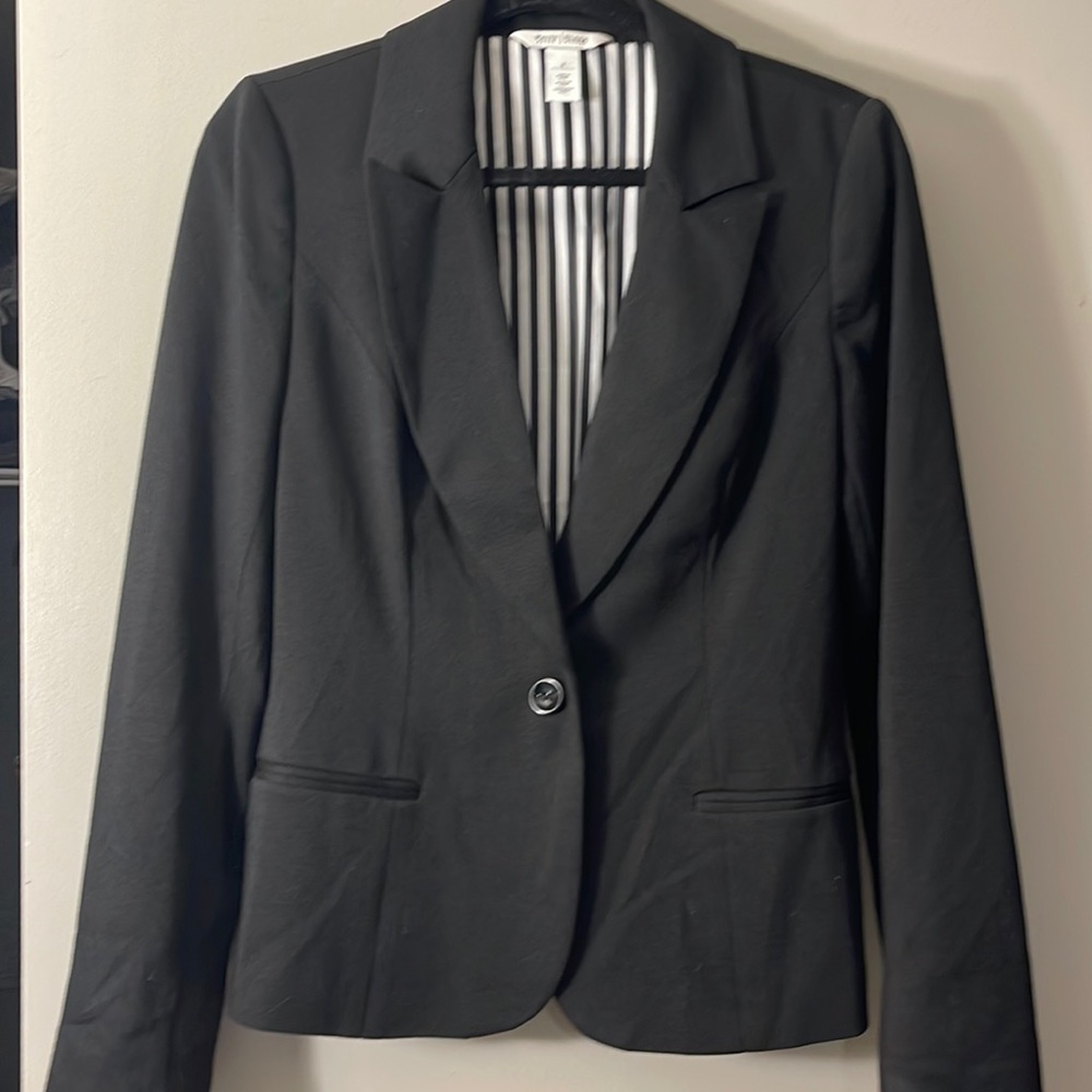 WHBM black business blazer